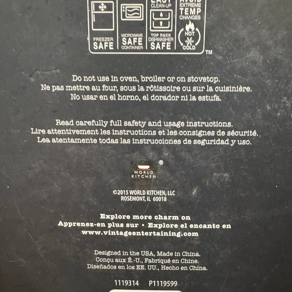 Birds of a Feather Vintage Charm Inspired by Pyrex - Picture 10 of 10